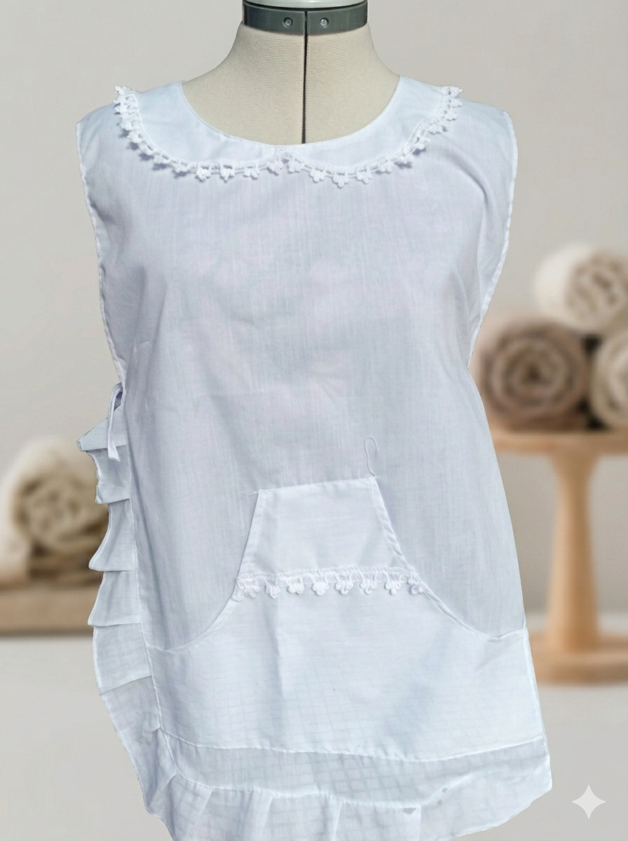 Delantal Vintage con Puntilla